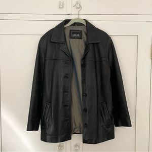 vintage genuine leather jacket